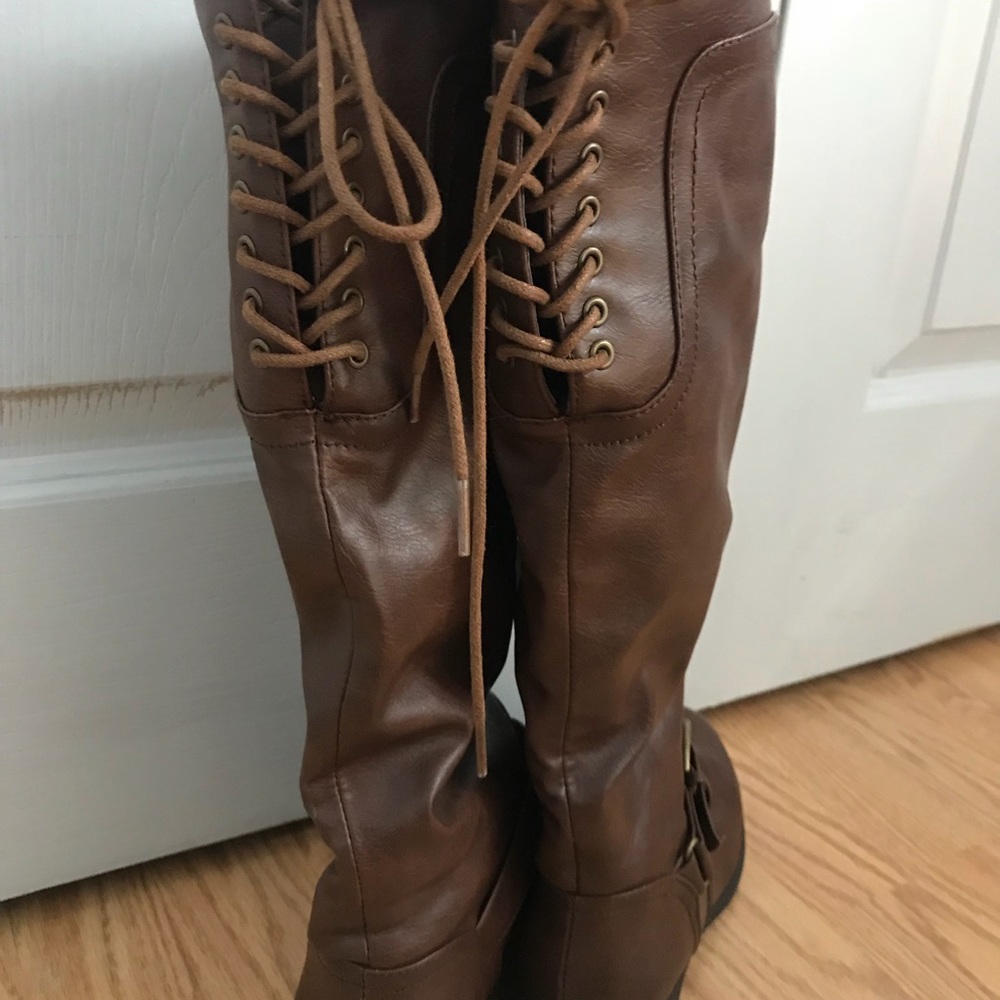 Xoxo Lace boots